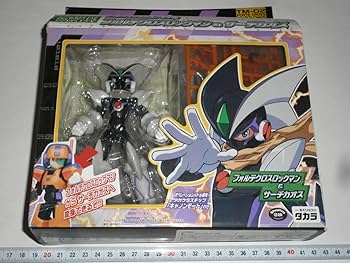 【レア】ロックマンエグゼトランスミッションモデル　フォルテクロス＆ブルースカオス タカラ フォルテクロスロックマン＆ブルースカオス